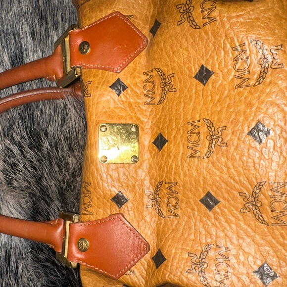 MCM Tan Leather Satchel - Picture 3 of 5